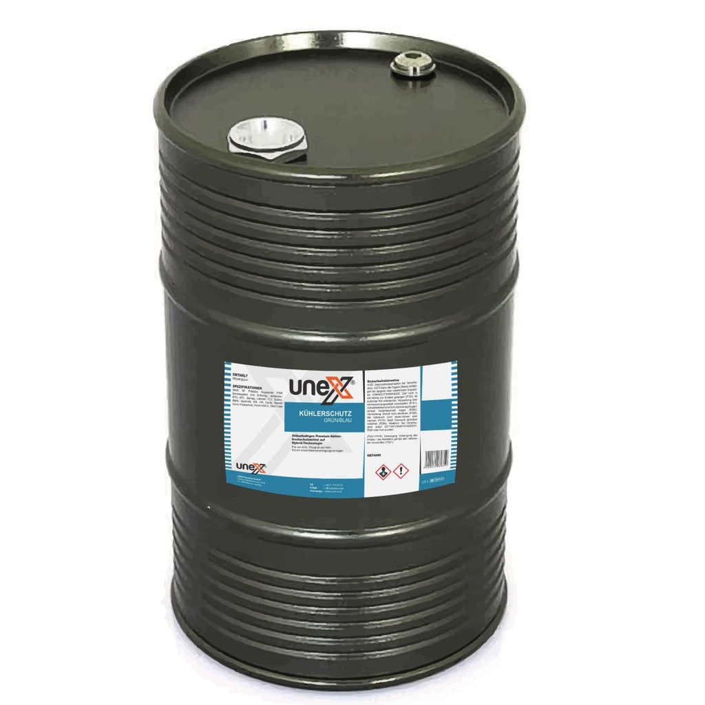 Kühlerschutz Grün/Blau Fertiggemisch AF11/AF48 -34°C 208 Liter