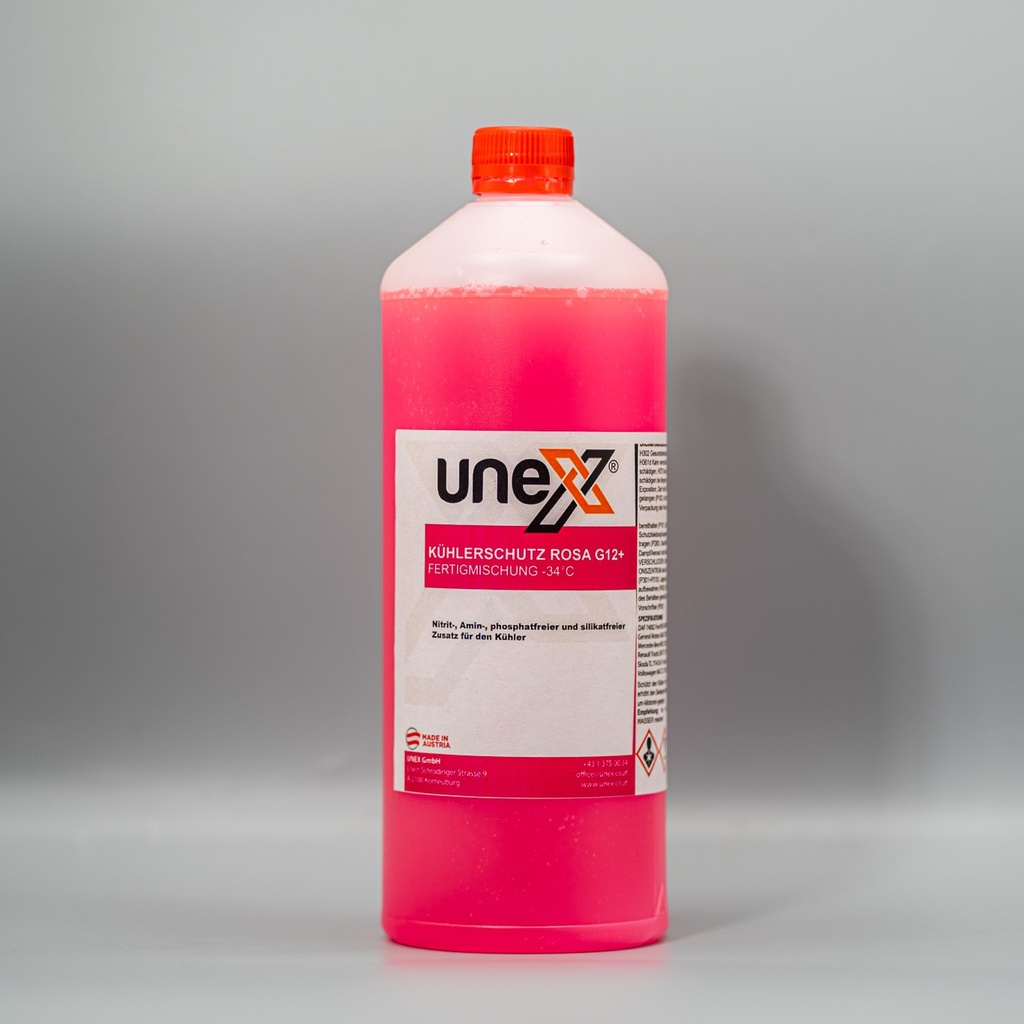 Kühlerfrostschutz Rosa G12+ Fertiggemisch -34°C 1 Liter 