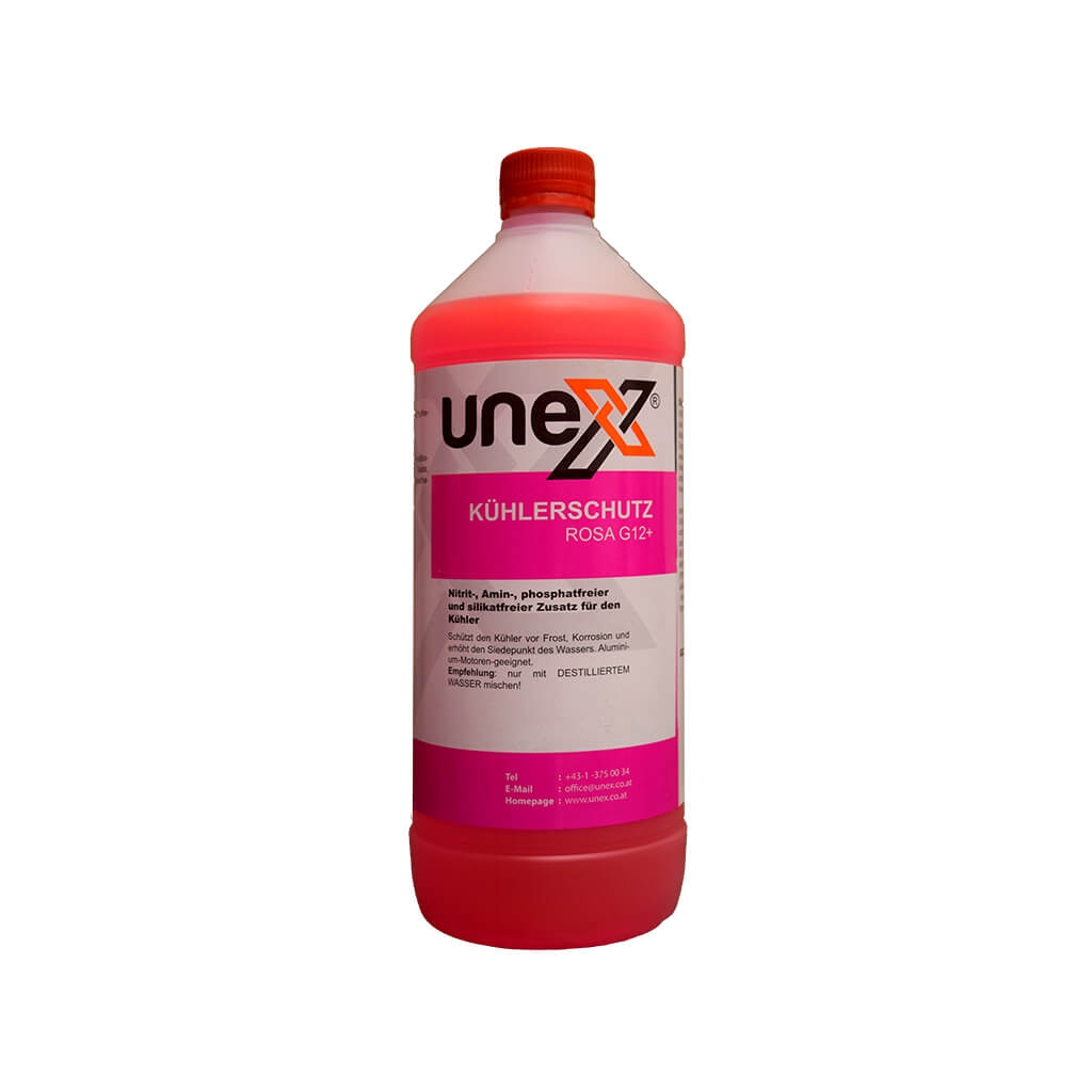 Kühlerfrostschutz Rosa G12+ Fertiggemisch -34°C 1 Liter 