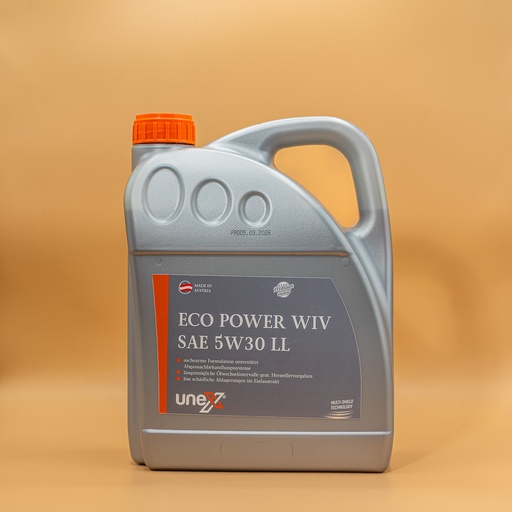 [UNEX11244.4] 5W30 Longlife Eco Power 504.00/507.00,BMW LL-04MB 229.31/229.51 5 Liter