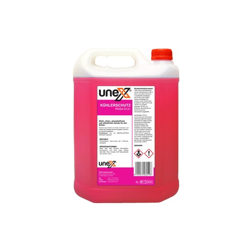 [UNEX11346.1] Kühlerschutz Rosa G12+ Fertiggemisch -34°C 5 Liter