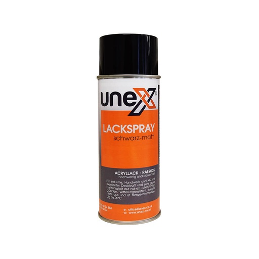 [UNEX10118] Lackspray Schwarz/Matt 400ml